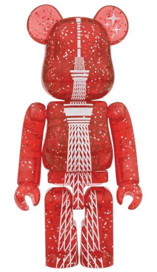 BE@RBRICK TOKYO SKYTREE 2014 CHRISTMAS Ver RED